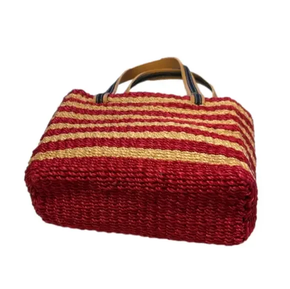 Amanda Smith New Small Straw Purse for the Occasion Sz 8” x 8.5” x 3” - Picture 3 of 6